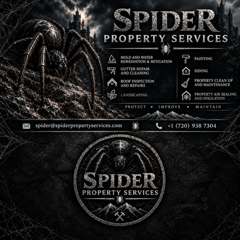 Spider Property Services Official Business Card & Identity